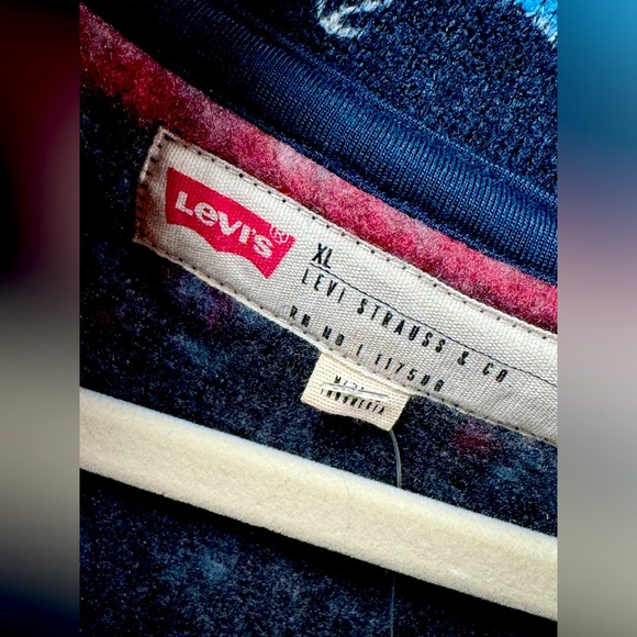 Men’s Levi’s Jeans Hillen Patchwork Cardigan XL - Picture 4 of 6